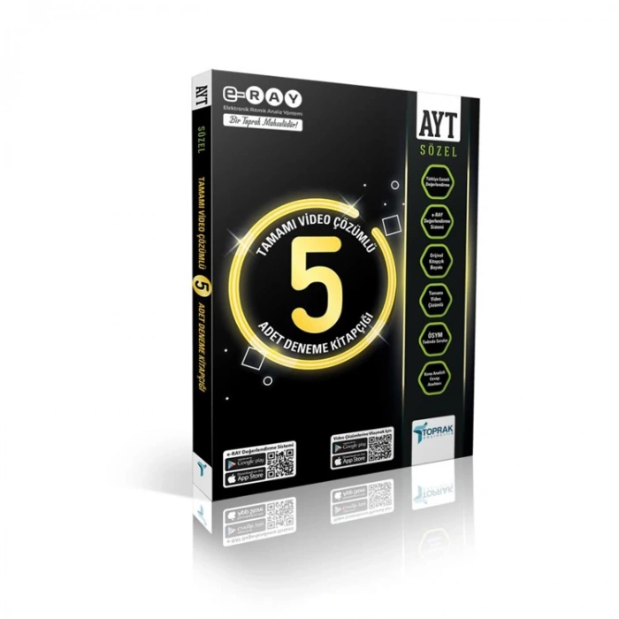 TOPRAK AYT 5Lİ PAKET DENEME SÖZEL