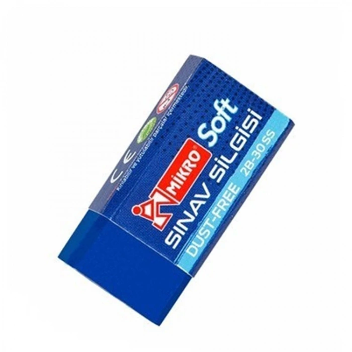 MİKRO 2B-30SS SOFT DUST-FREE MAVİ SINAV SİLGİSİ