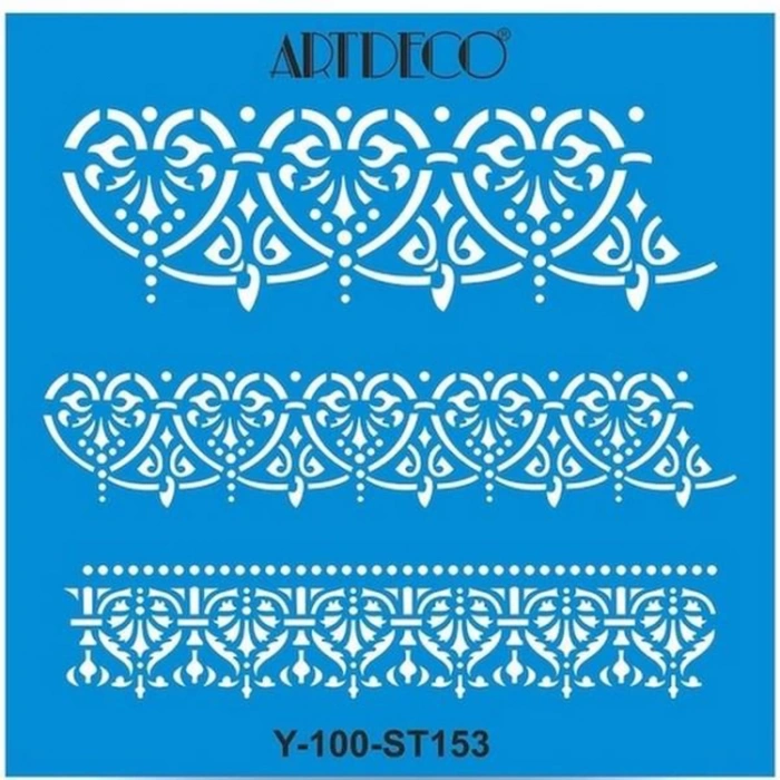 ARTDECO STENCİL 30X30CM OTANTİK BORDÜR 153