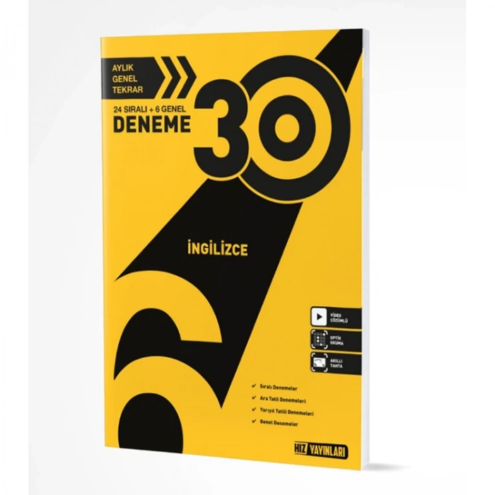 HIZ 6. SINIF İNGİLİZCE 30LU DENEME