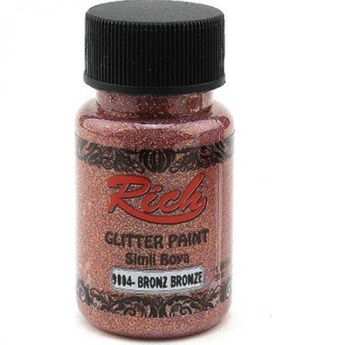 RİCH SİM-050-04452 GLITTER PAİNT SİM BOYA BRONZ