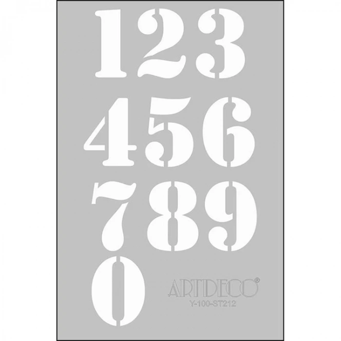 ARTDECO STENCİL A4  SAYILAR 212