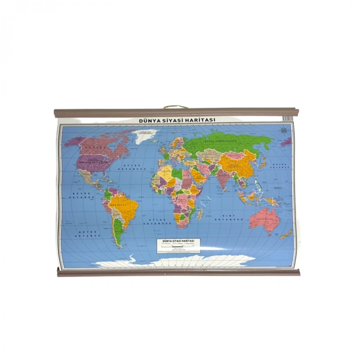 ODAK 35X50 DÜNYA SİYASİ - FİZİKİ HARİTASI