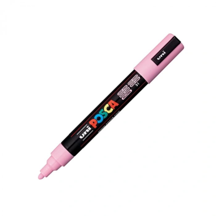 UNİ POSCA SU BAZLI POSTER MARKER 1.8-2.5 AÇIK PEMBE PC-5M
