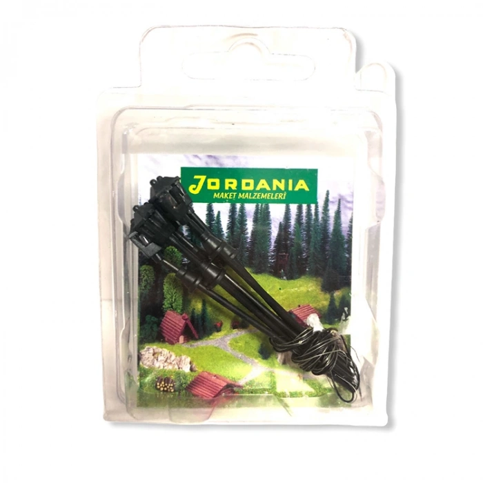 JORDANIA ELEKTRİKLİ BAHÇE SOKAK LAMBASI 1/100 5Lİ