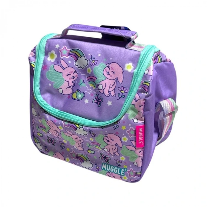 MUGGLE MU-5790 FLUFFY BUNNY TEK GÖZLÜ BESLENME ÇANTASI - MOR