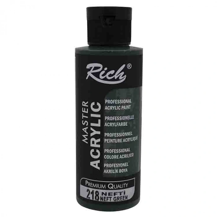 RİCH AKR-120-218 AKRİLİK BOYA 120 CC NEFTİ