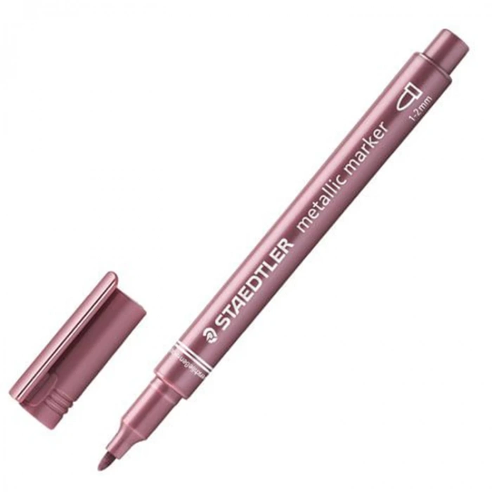 STAEDTLER 8323-232 METALİK MARKER KALEM 1-2mm PEMBE