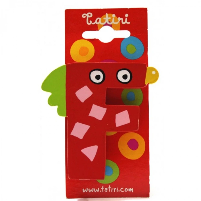 TATİRİ AHŞAP DEKORATİF HARF (F)