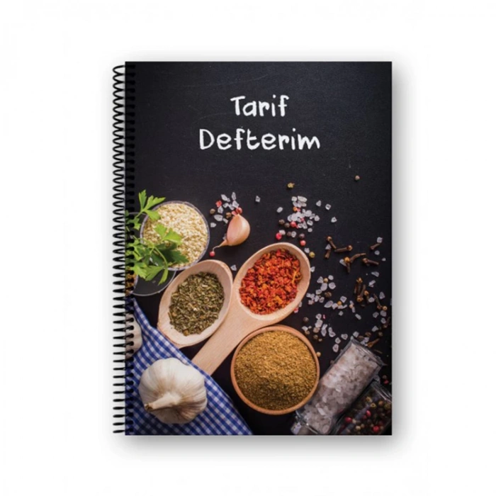 DEFFTER 64504-6 20x28 YEMEK TARİF DEFTERİ / SPICES