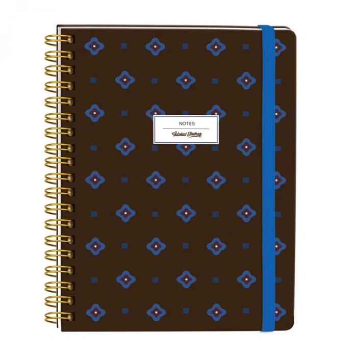 VICTORIAS JOURNALS 0071 NOTES 17x24cm SPİRALLİ SERT KAPAK 90gr. 96YP. ÇİZGİLİ DEFTER