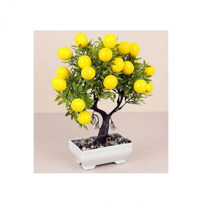 EVADEKOR 5638 YAPAY ÇİÇEK PLASTİK LİMON AĞACI