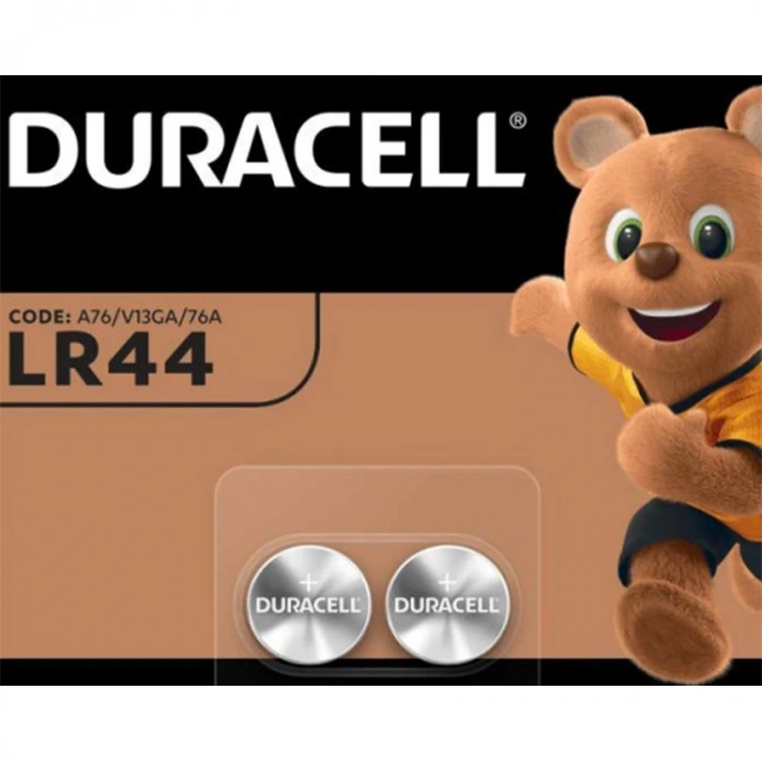DURACELL DÜĞME PİL LR44 2Lİ