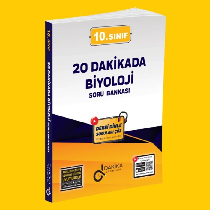 DAKİKA 10. SINIF 20 DAKİKADA BİYOLOJİ SORU BANKASI