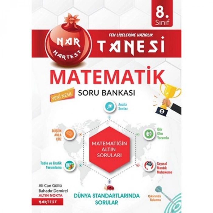 NAR TEST 8.SINIF NARTANESİ MATEMATİK SORU BANKASI ALTIN SORULAR