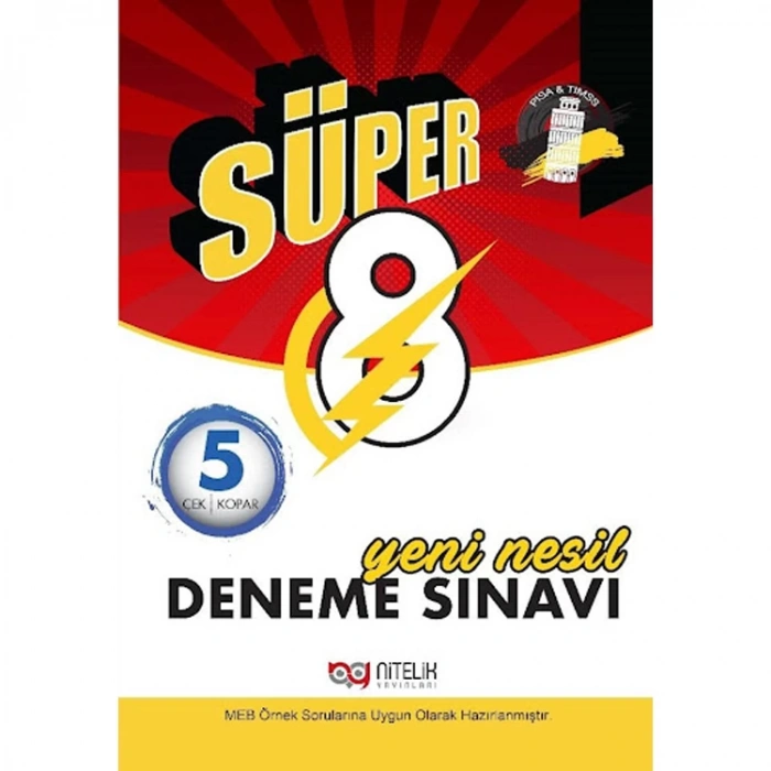 NİTELİK 8. SINIF YENİ NESİL SÜPER 5Lİ DENEME