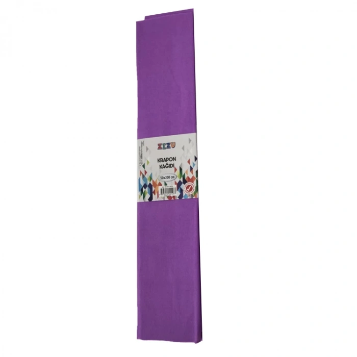 ZİZU DK1287 KRAPON KAĞIDI 50x200cm MOR - TEKLİ