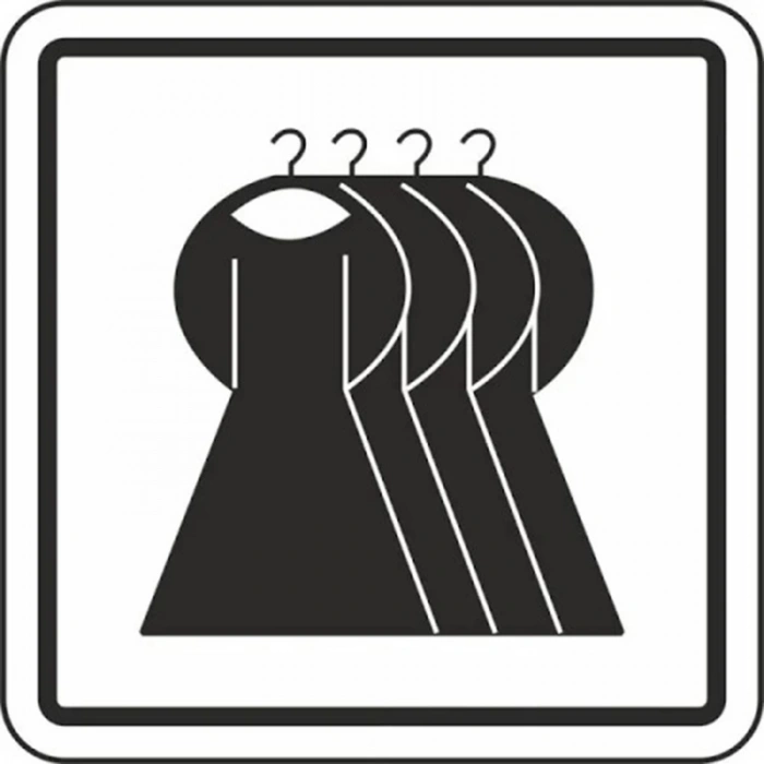 EKSTRAFİX 213 YÖNLENDİRME/UYARI LEVHASI 12x12cm VESTİYER