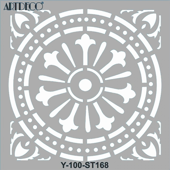ARTDECO STENCİL 30X30CM GEOMETRİK FAYANS 168