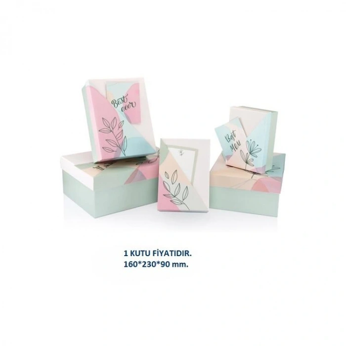 GIPTA MADERA DİKDÖRTGEN HEDİYE KUTUSU BX2800 C NO:3 160X230X90 - TEKLİ