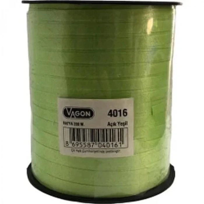 HELVACIOĞLU 4016 VAGON RAFYA AÇIK YEŞİL 200 M.