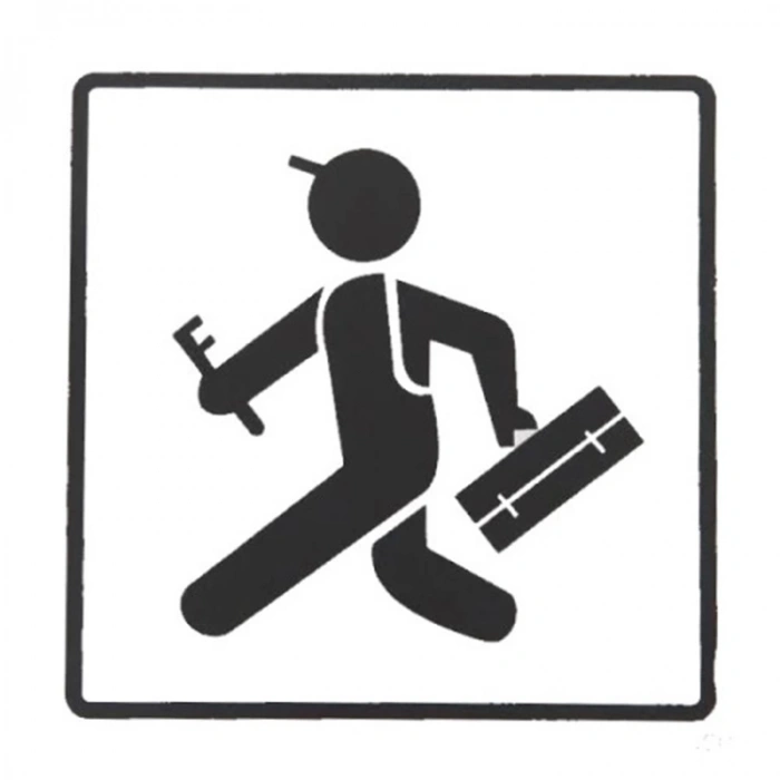 EKSTRAFİX 223 YÖNLENDİRME/UYARI LEVHASI 12x12cm TEKNİK SERVİS