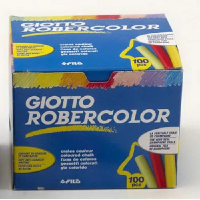 ROBERCOLOR KARIŞIK RENKLİ TEBEŞİR 100LÜ