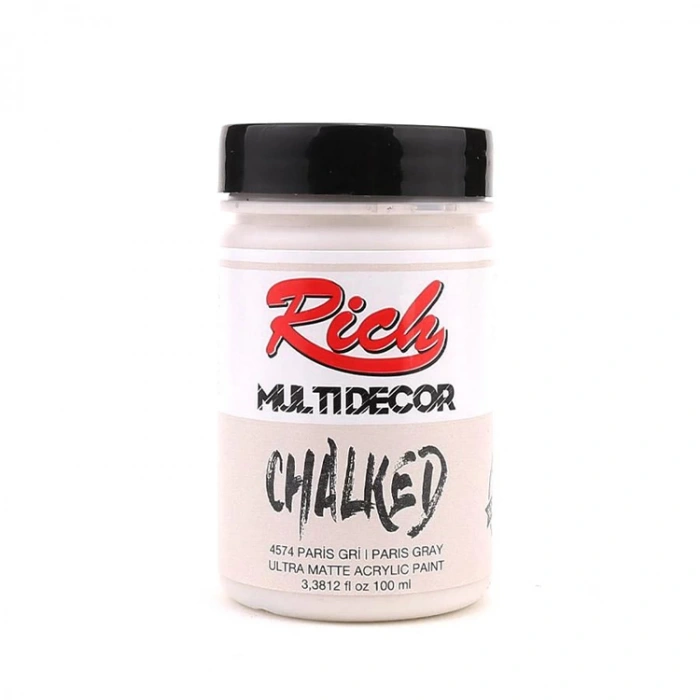 RİCH MDC-100-4574 MULTİ DECOR CHALKED 100 CC PARİS GRİ