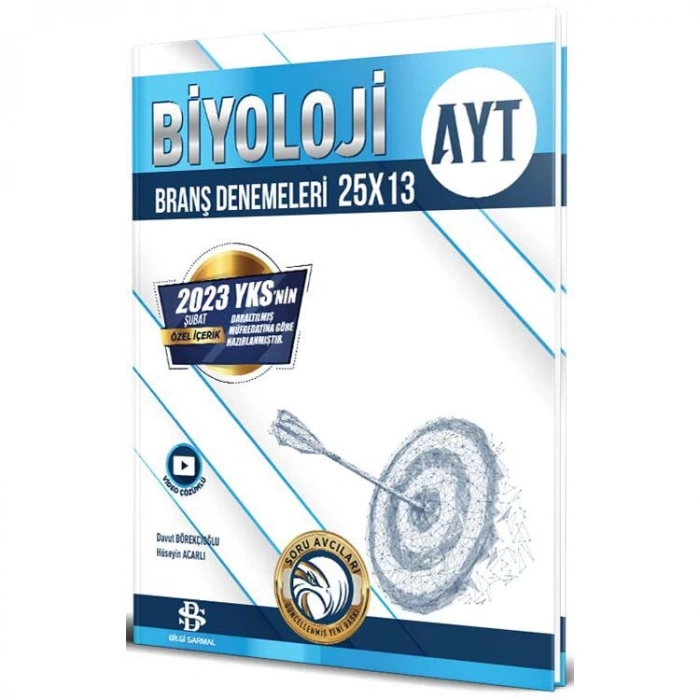 BİLGİ SARMAL YKS AYT BİYOLOJİ  25x13 BRANŞ DENEMELERİ 2023