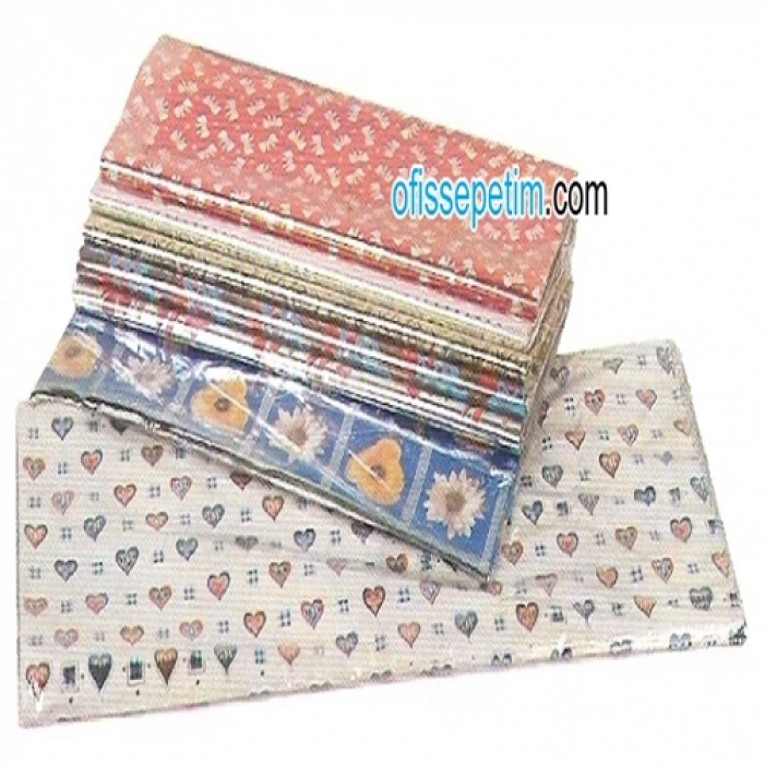 SAN METALİZE YAPIŞKANLI HEDİYE POŞETİ 50X70 (100 Adet)