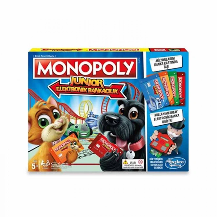 HASBRO INT-E1842 MONOPOLY JUNIOR ELEKTRONİK BANKACILIK