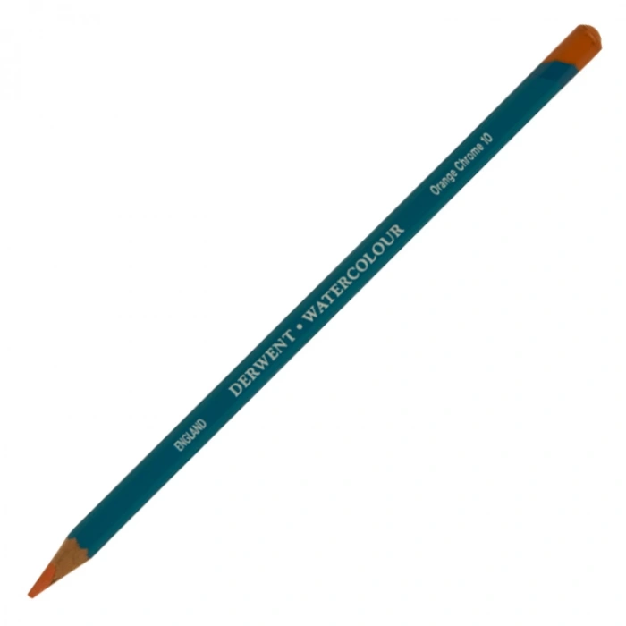 DERWENT NEW WATERCOLOUR PENCIL- SULUBOYA KALEMİ-  ORANGE CHROME 10