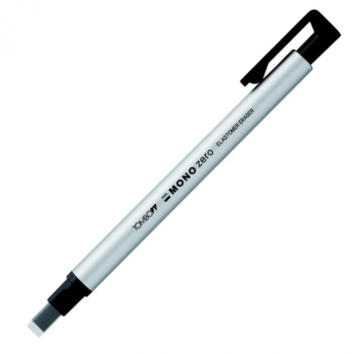 TOMBOW MONO ZERO KALEM SİLGİ YASSI UÇ GÜMÜŞ