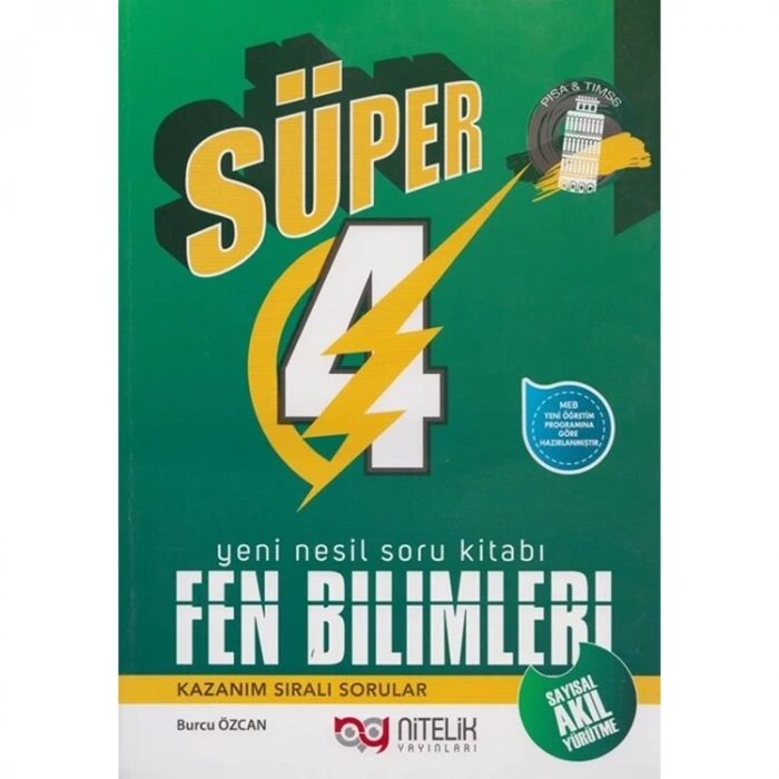NİTELİK 4. SINIF FEN BİLİMLERİ YENİ NESİL SÜPER SORU KİTABI