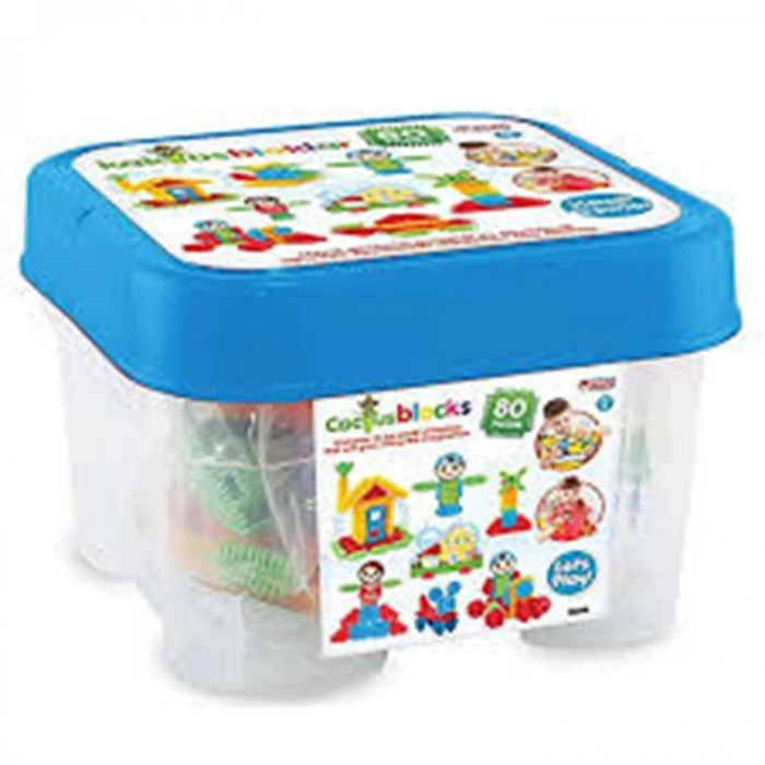 DEDE 03316 KOVALI KAKTÜS BLOK 80 PARÇA