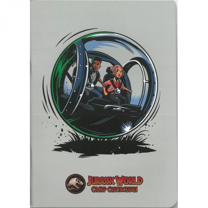 MABBELS 388173 JURASSIC WORLD 17x24 TEL DİKİŞLİ  KARTON KAPAK KARELİ DEFTER