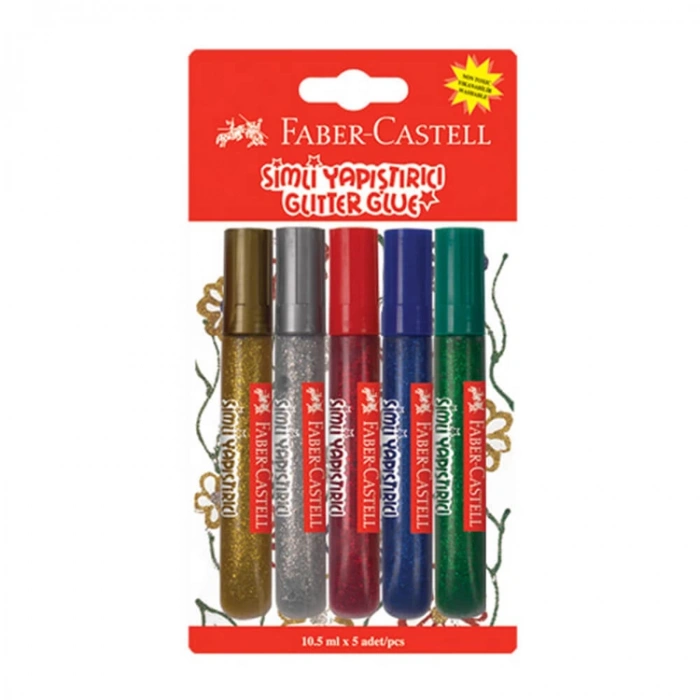 FABER CASTELL SİMLİ YAPIŞTIRICI 10.5 ML. 5li
