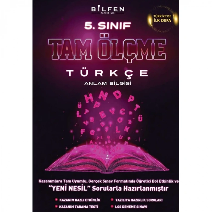 BİLFEN 5. SINIF TÜRKÇE TAM ÖLÇME