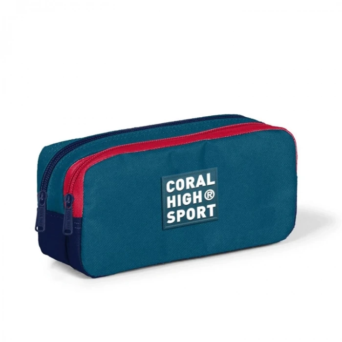 CORAL HIGH SPORT CİVİT LACİVERT İKİ BÖLMELİ KALEM ÇANTASI 22152
