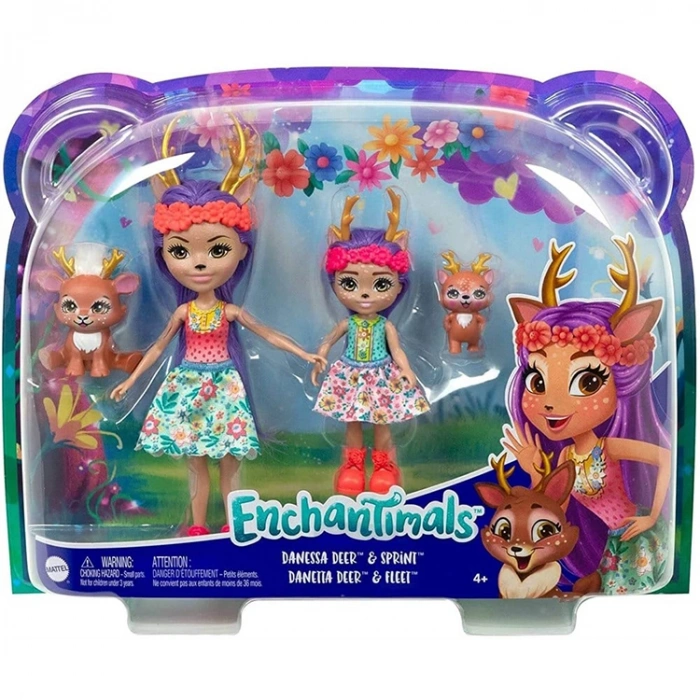 ENCHANTIMALS HCF79/HCF80 KIZ KARDEŞ BEBEKLER OYUN SETİ 4+