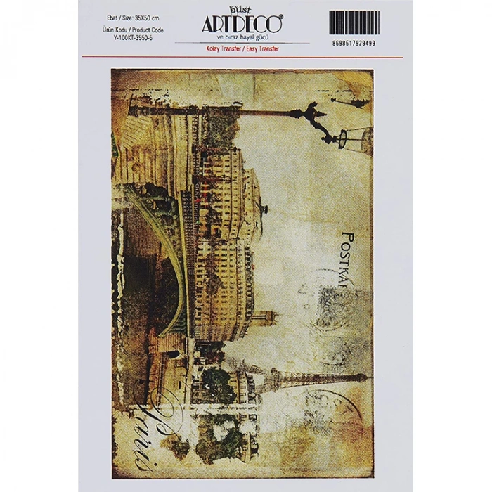 ARTDECO KOLAY TRANSFER 35X50CM DESEN NO:5