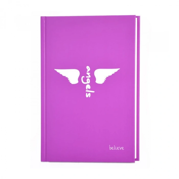 DEFFTER ANGELS/  BELİEVE SERT KAPAK A5 ÇİZGİSİZ DEFTER 96 YP