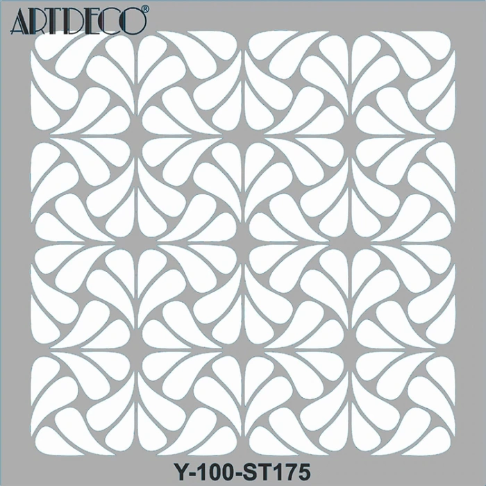 ARTDECO STENCİL 30X30CM GEOMETRİK DESEN 175