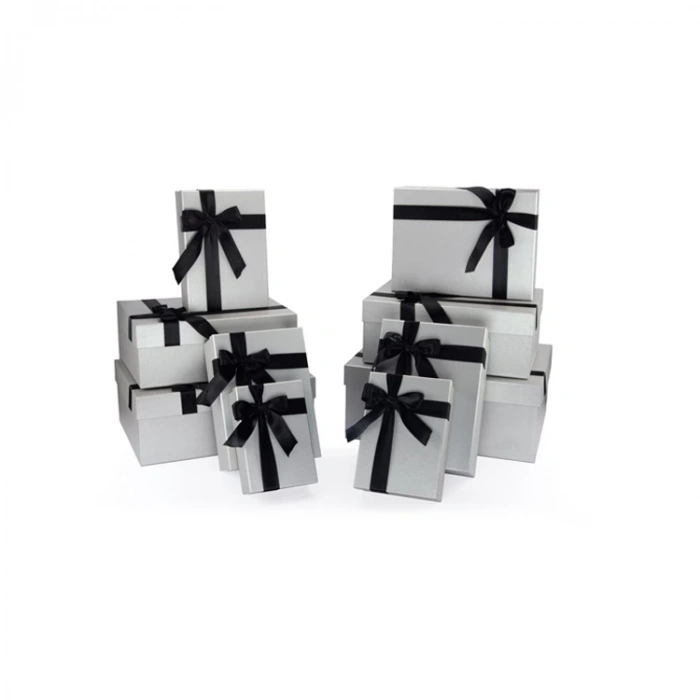 GIPTA MY SILVER DİKDÖRTGEN HEDİYE KUTUSU BX1033 E 190x260x110mm