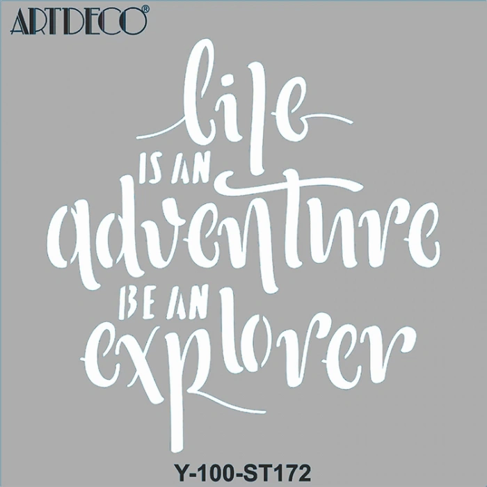 ARTDECO STENCİL 30X30CM BİR DİLEK 172