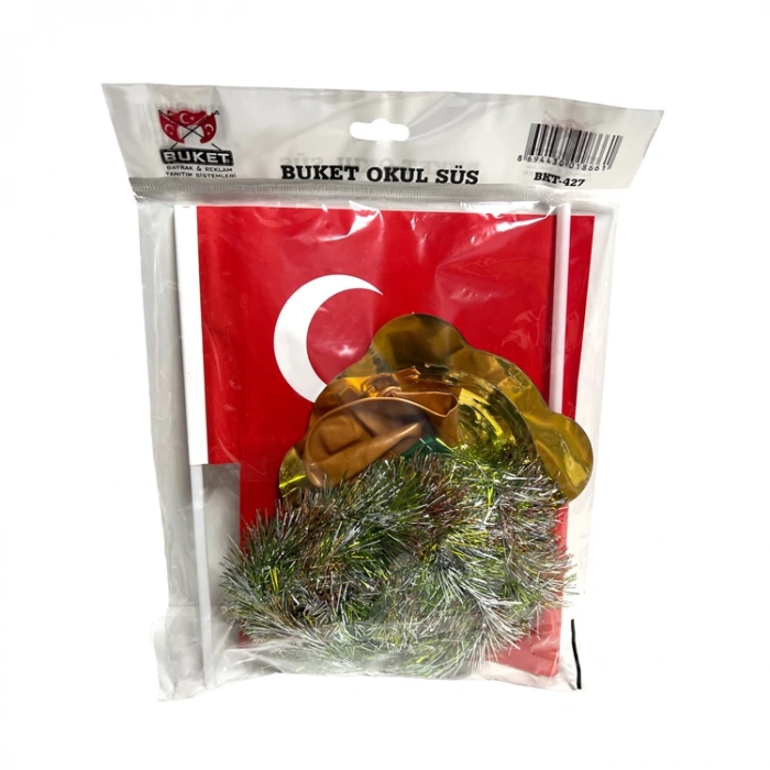BUKET BKT-427 OKUL SÜSÜ SET POŞETLİ