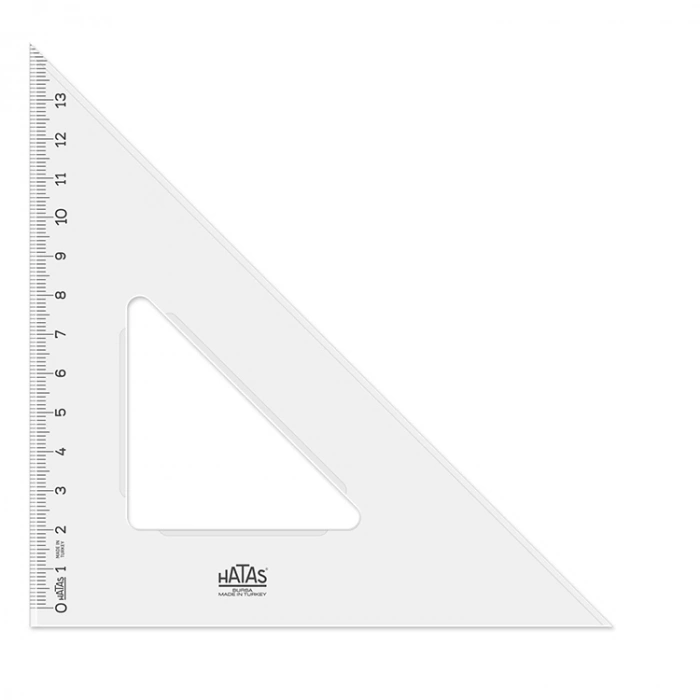 HATAS H0760 TEKNİK OKUL ÖĞRENCİ GÖNYESİ 21cm/45°