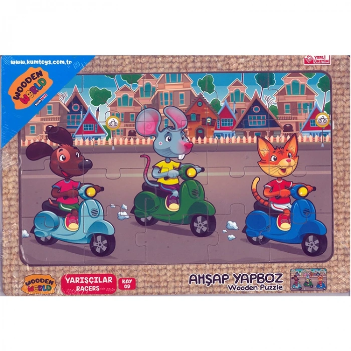 KUMTOYS AHŞAP 053305 AHŞAP YAPBOZ KÜÇÜK 24X34