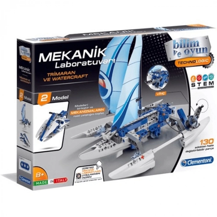 CLEMENTONI 64439 MEKANİK LABORATUVAR TRIMARAN VE WATERCRAFT