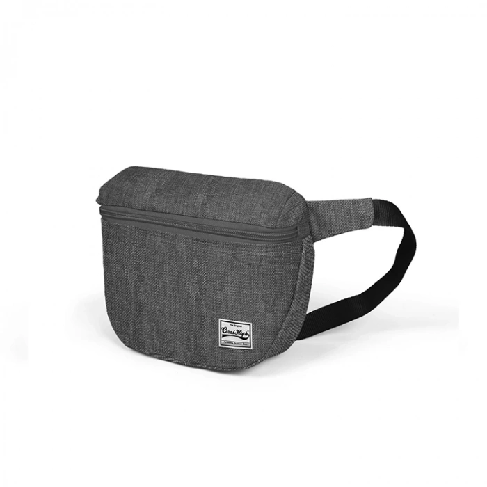 CORAL HIGH 22646 TEK BÖLMELİ LÜX BEL ÇANTASI KIRÇILLI GRİ